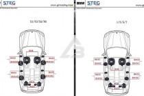 Компонентная акустика STEG BMW BMX45C  - 4